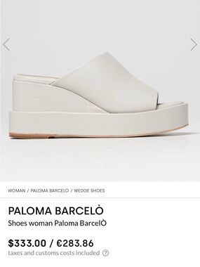 Palm ma Barceló platform Sandals size 40